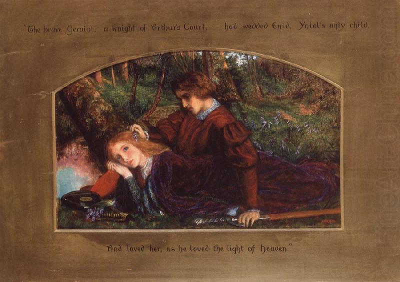 Arthur Hughes Enid and Geraint china oil painting image